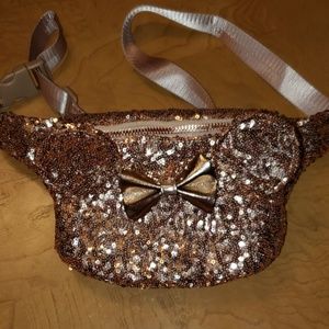 Disney Rosegold Sequin Hipsack